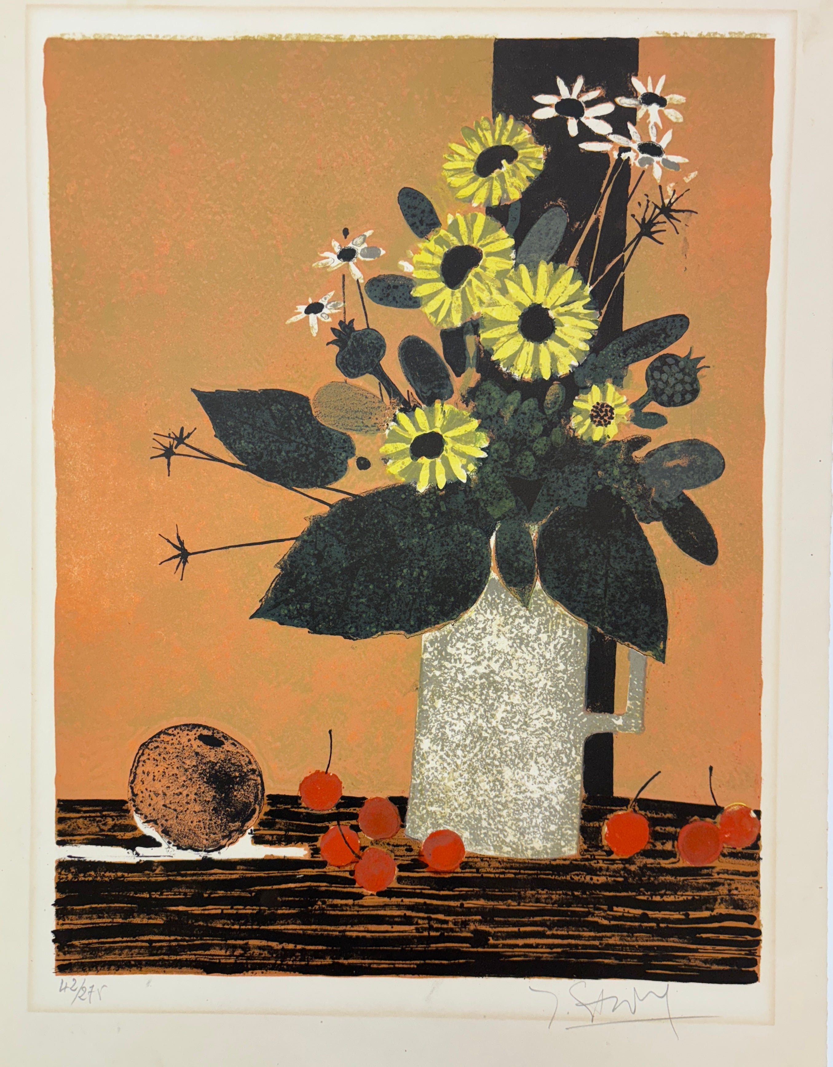 Yves Ganne, Signed and numbered, Untitled Still-life