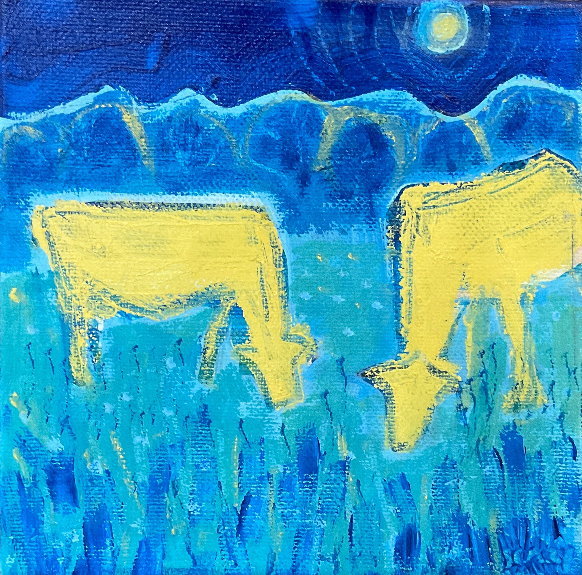 Full Moon Cows