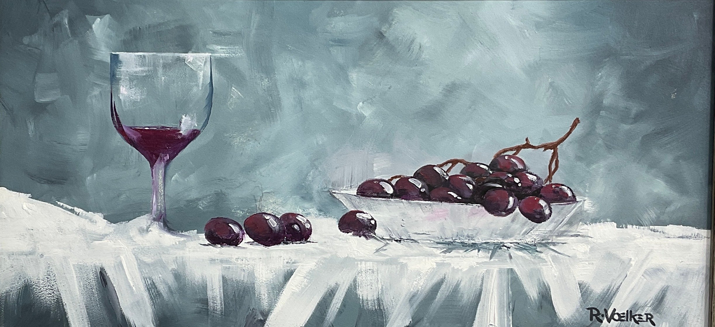 Grapes and a Glass