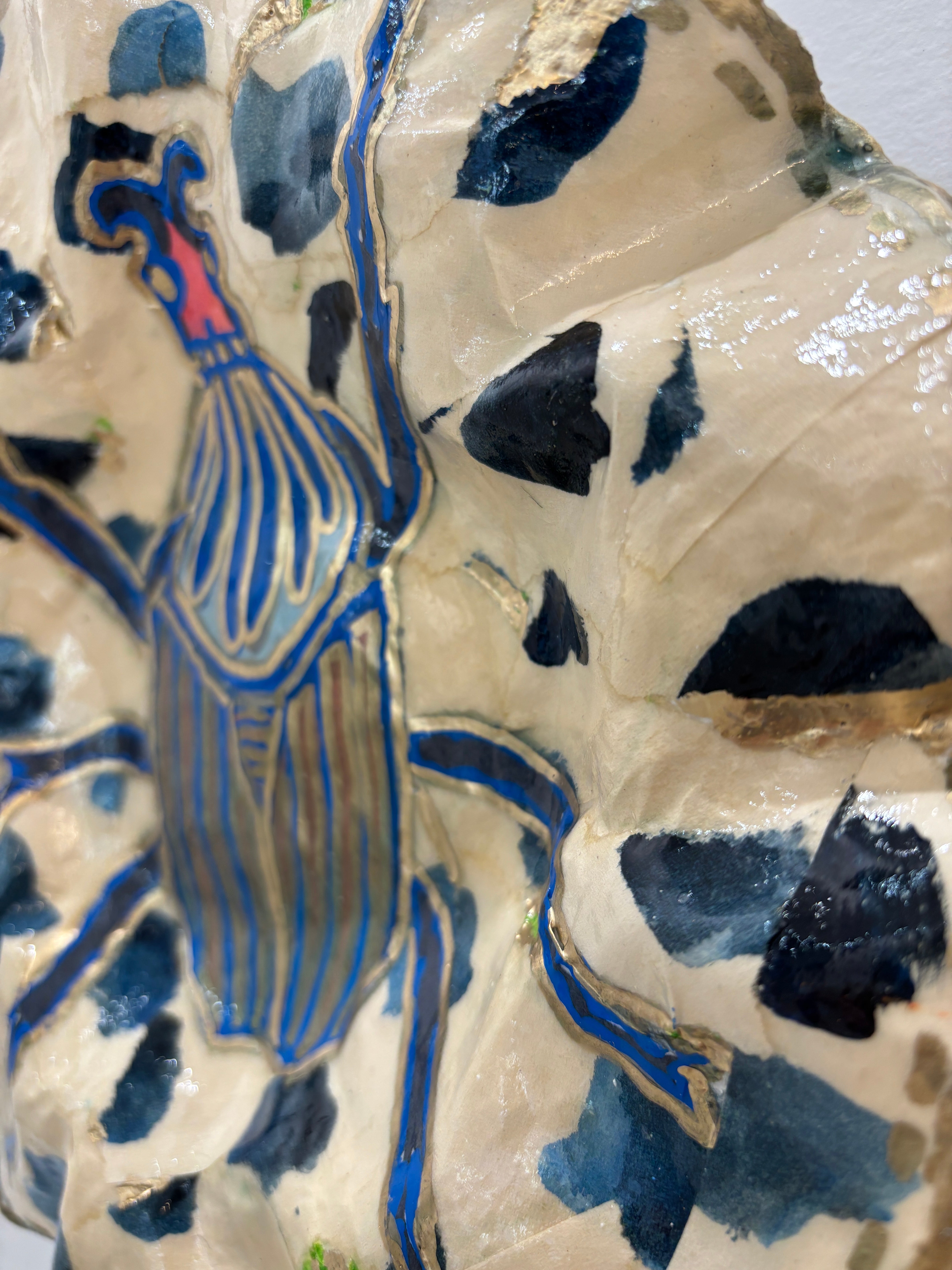 Blue Scarab Plate