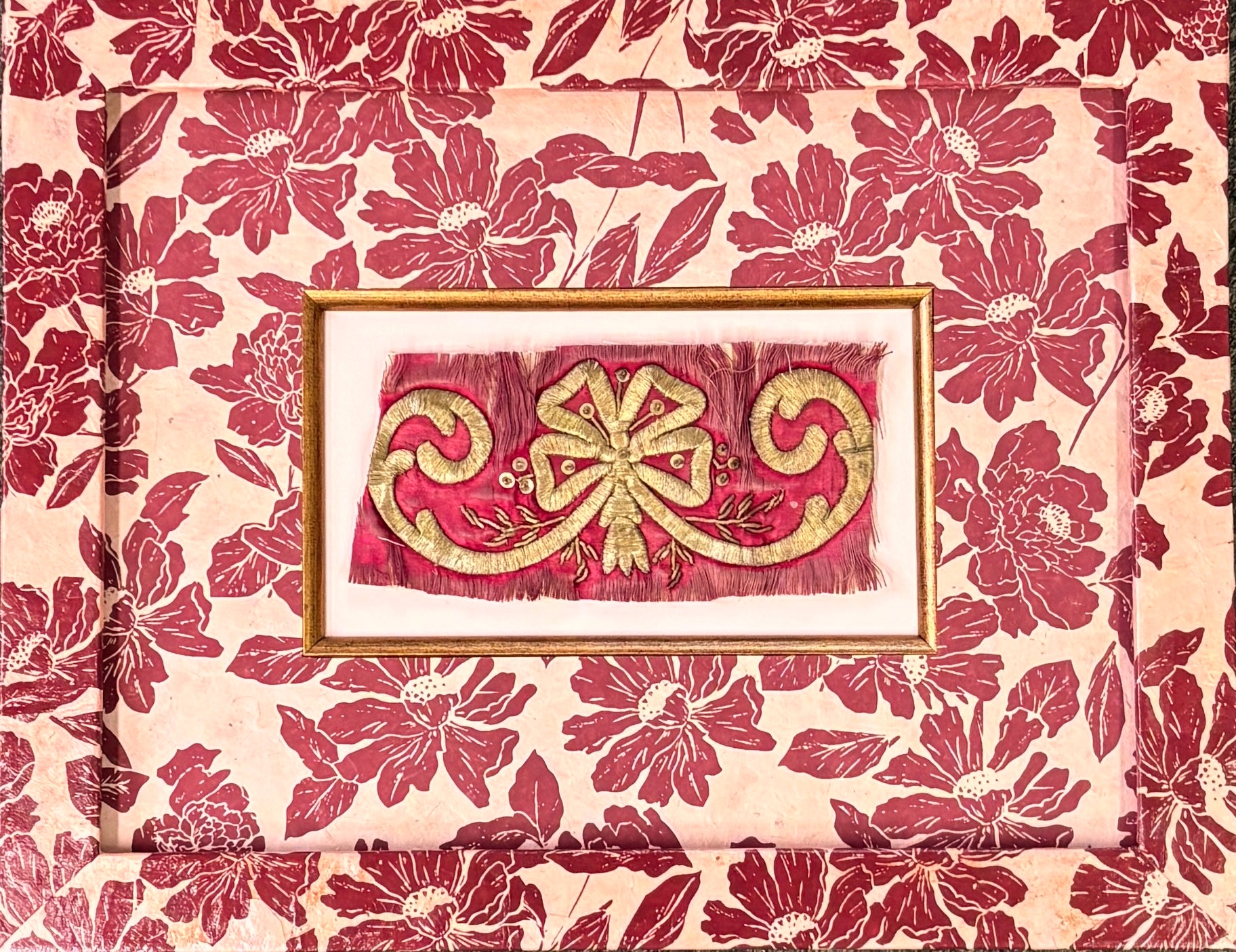French Brocade Embroidery Studies
