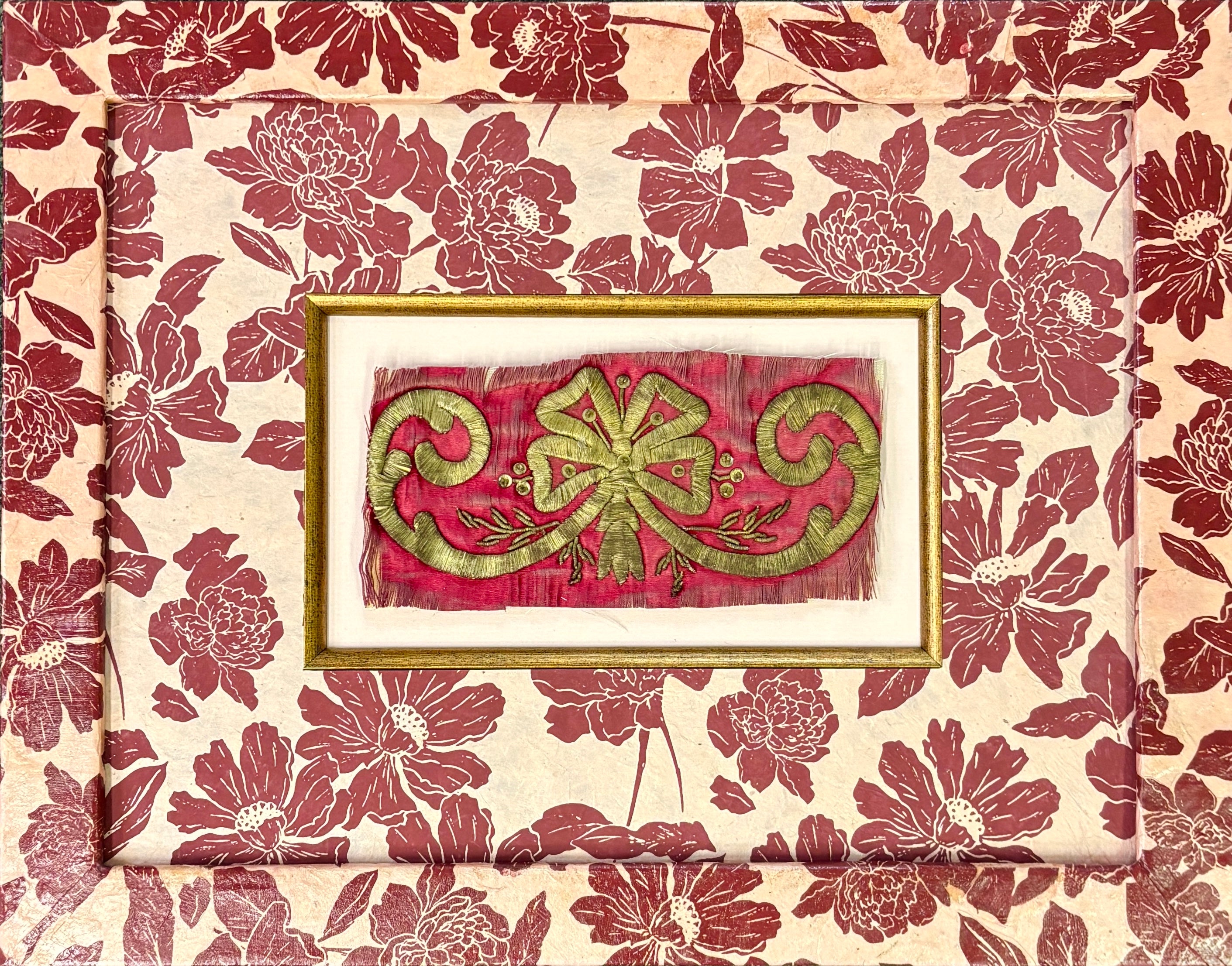 French Brocade Embroidery Studies