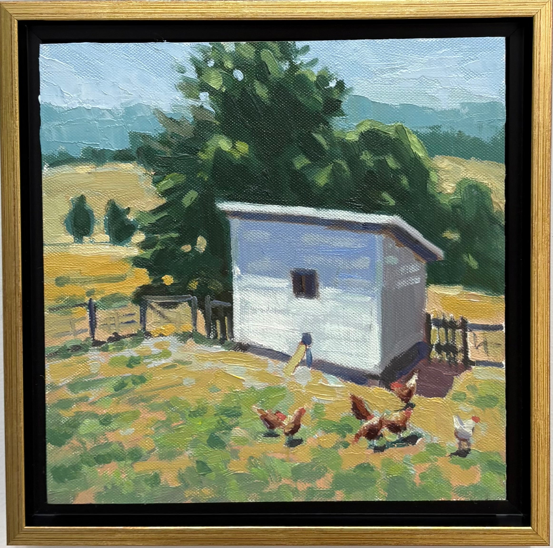 Landscape with Chicken House