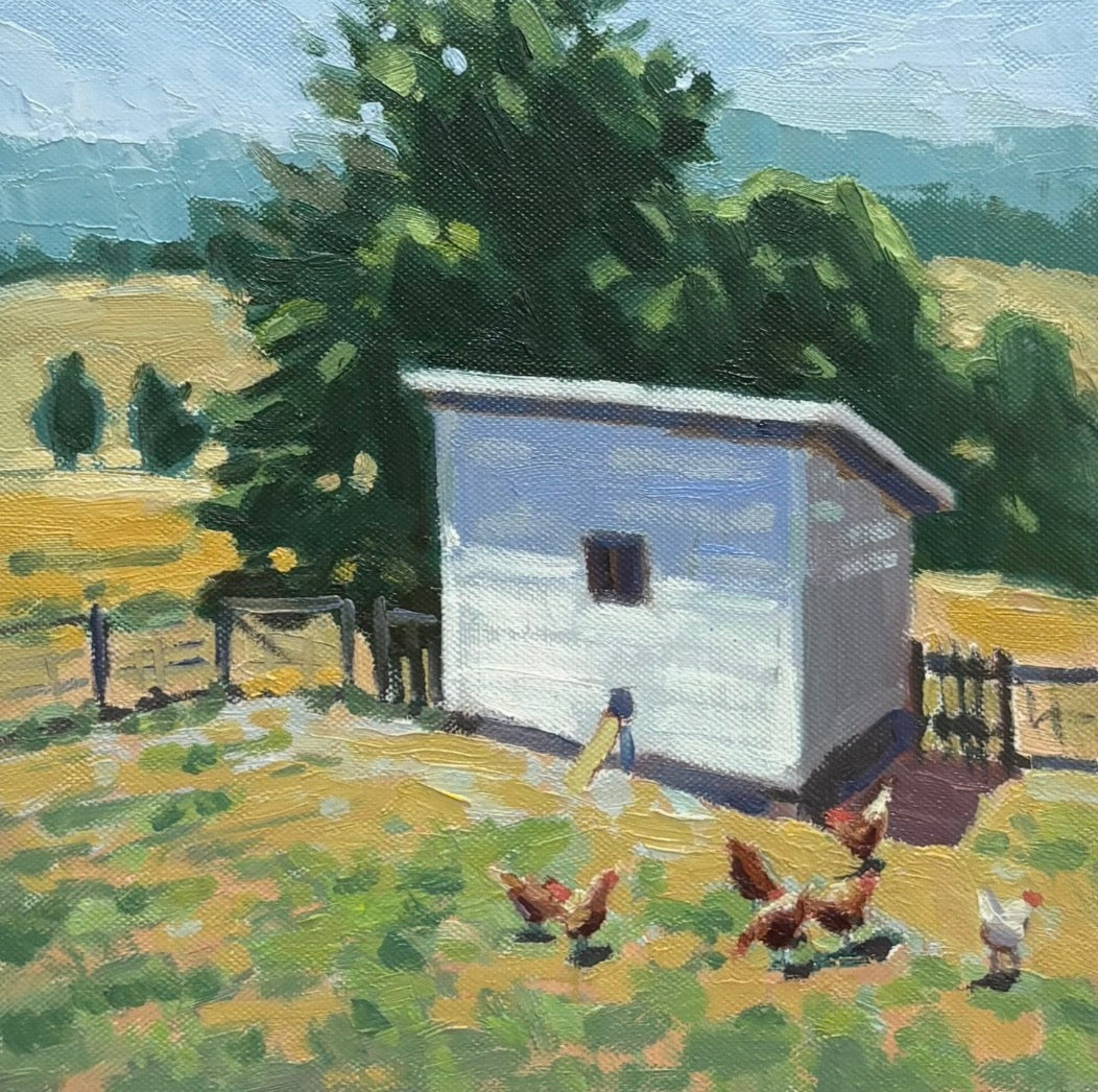 Landscape with Chicken House