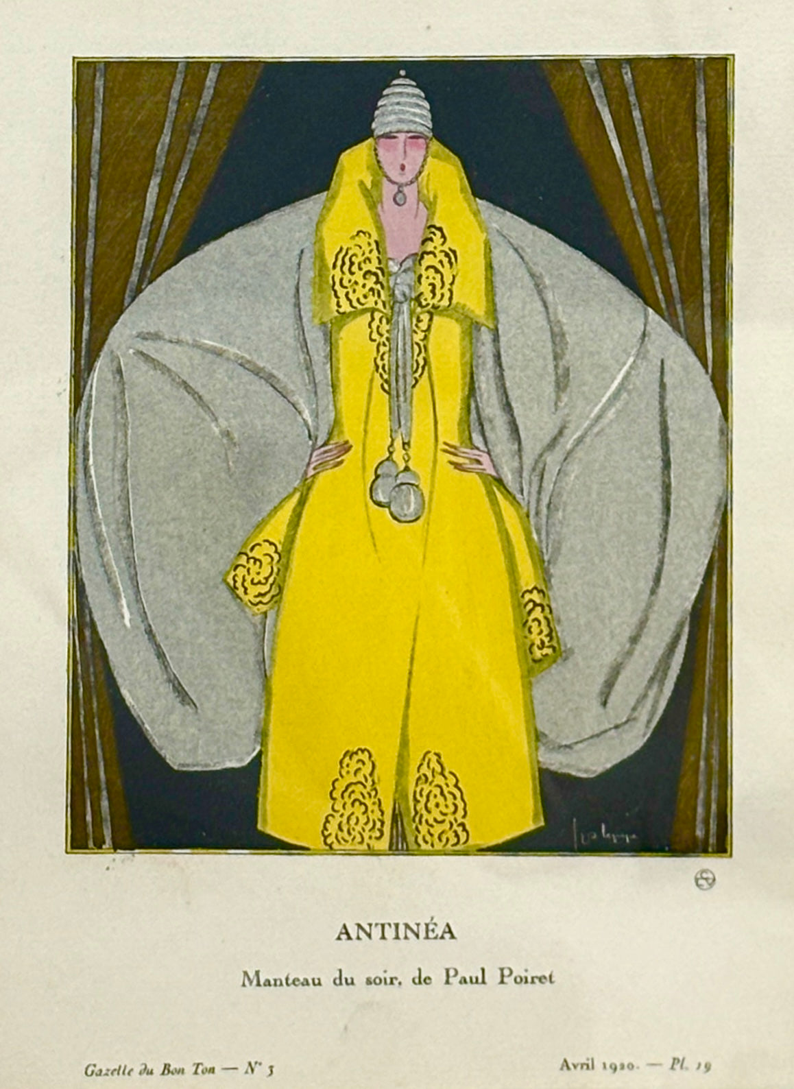 1912 Hand Colored Fashion Lithographs