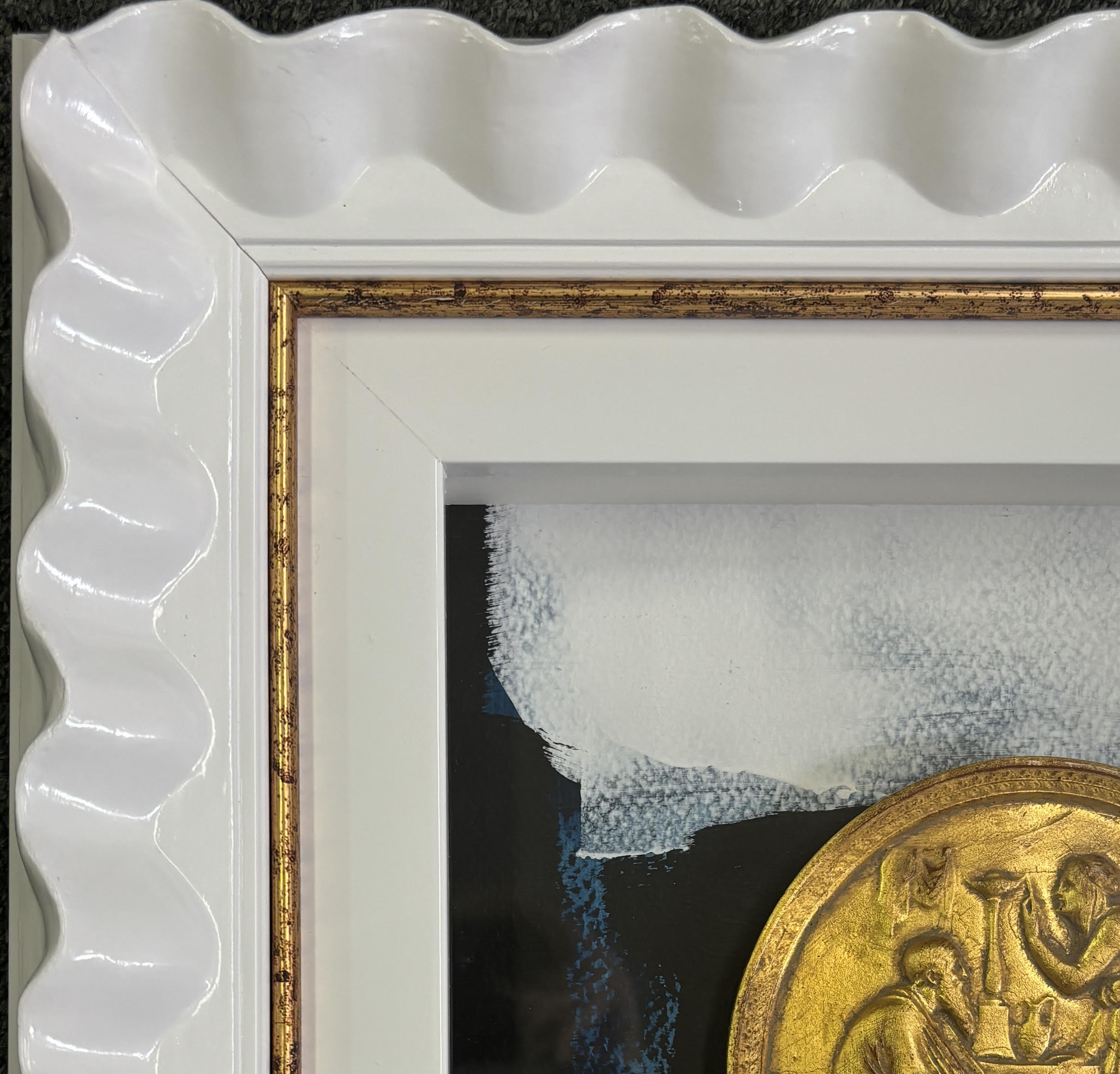 Vintage Greek Gold Leaf Intaglio 001