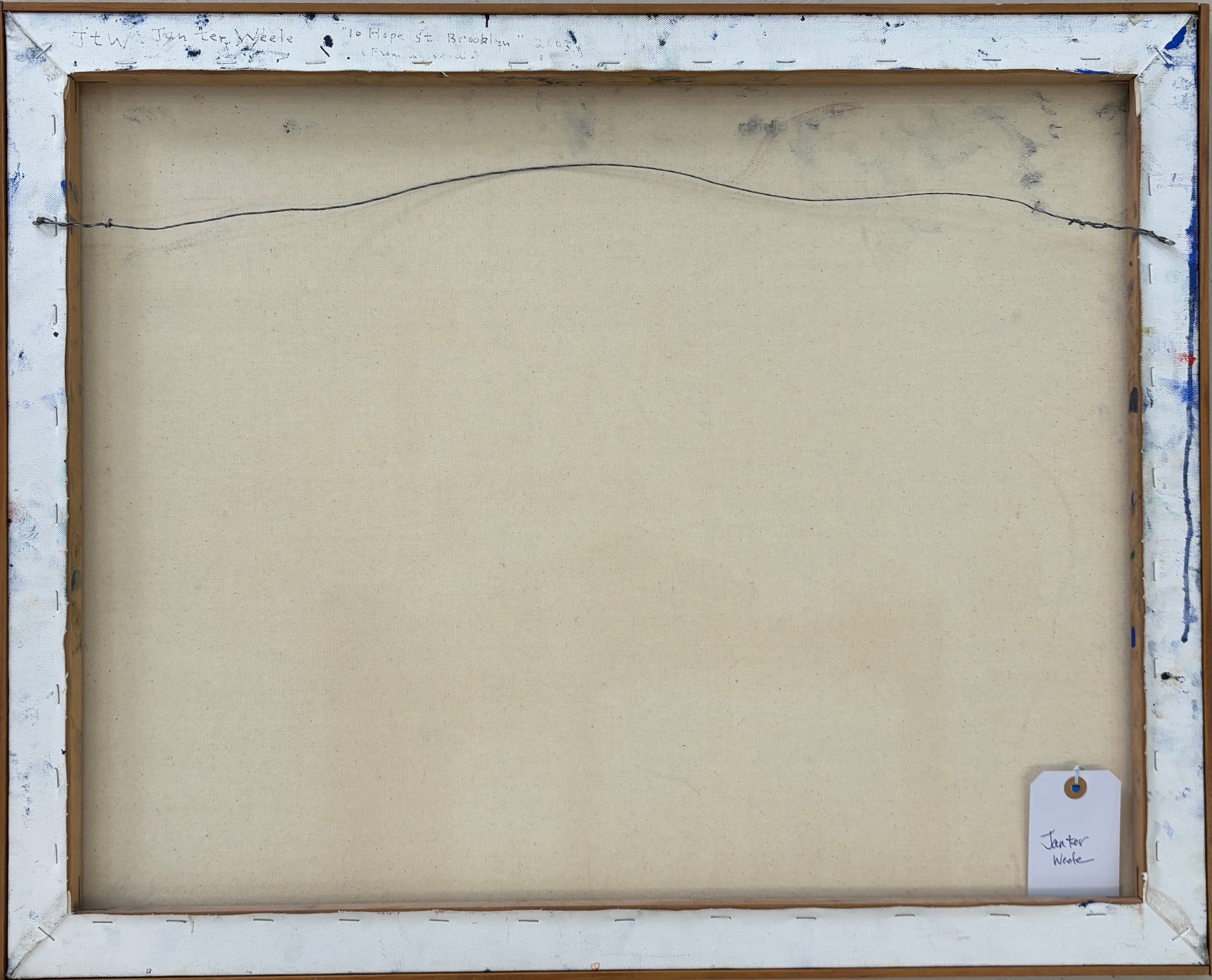 Jan ter Weele "10 Hope Street, Brooklyn (from my studio)"