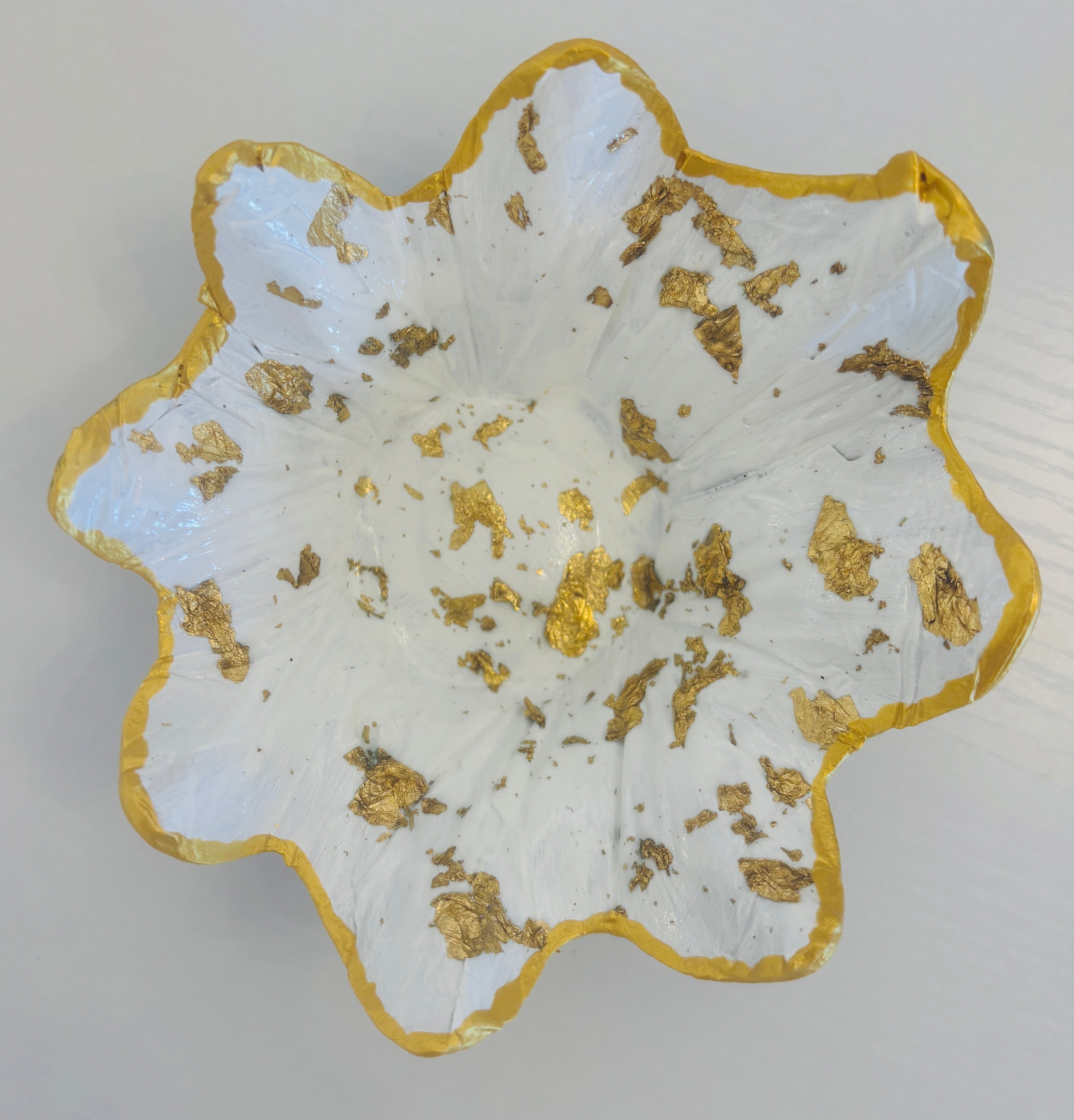 Small Gold Flecked Ceramic Bowl