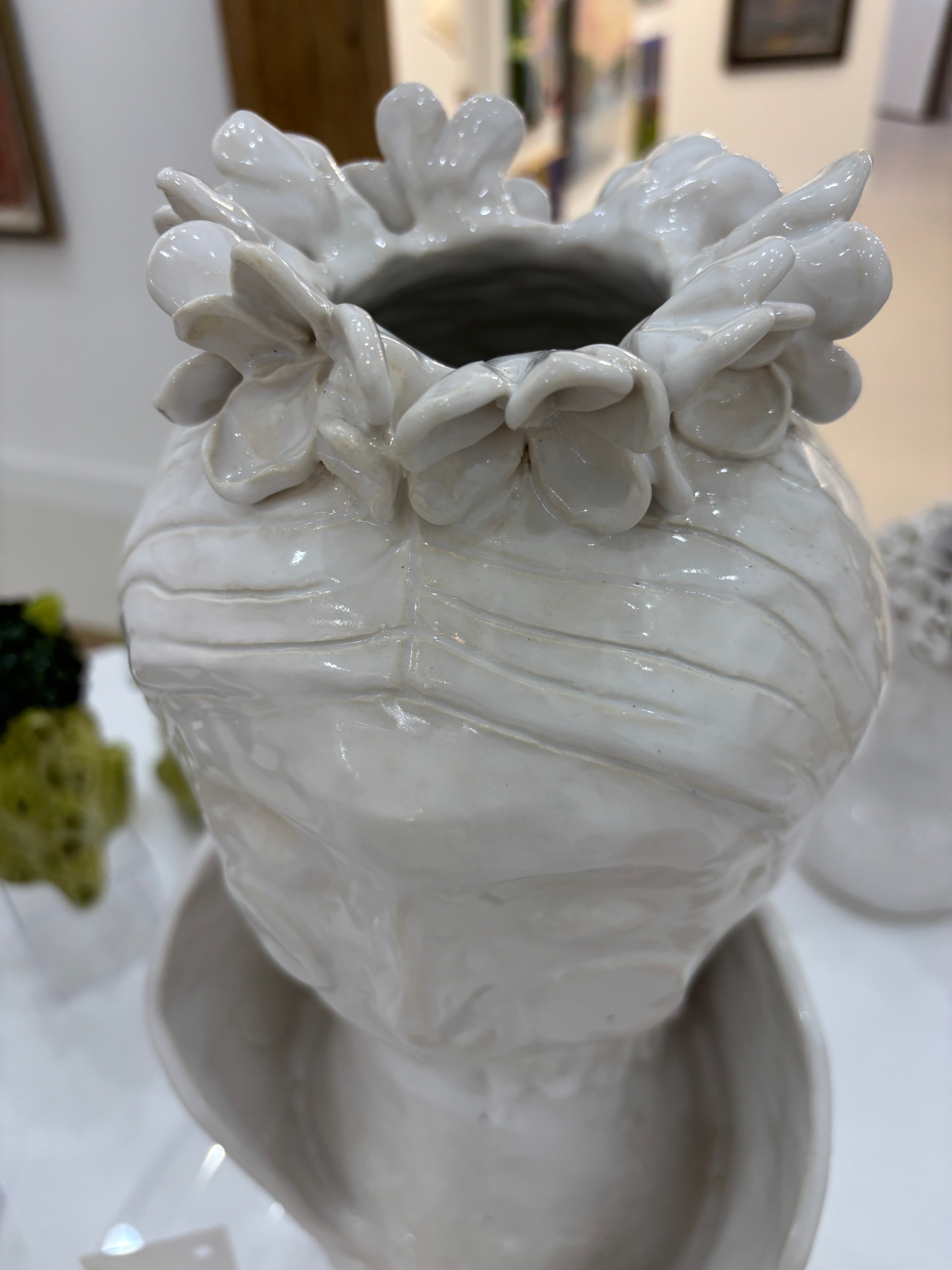 Large Female Head Vase