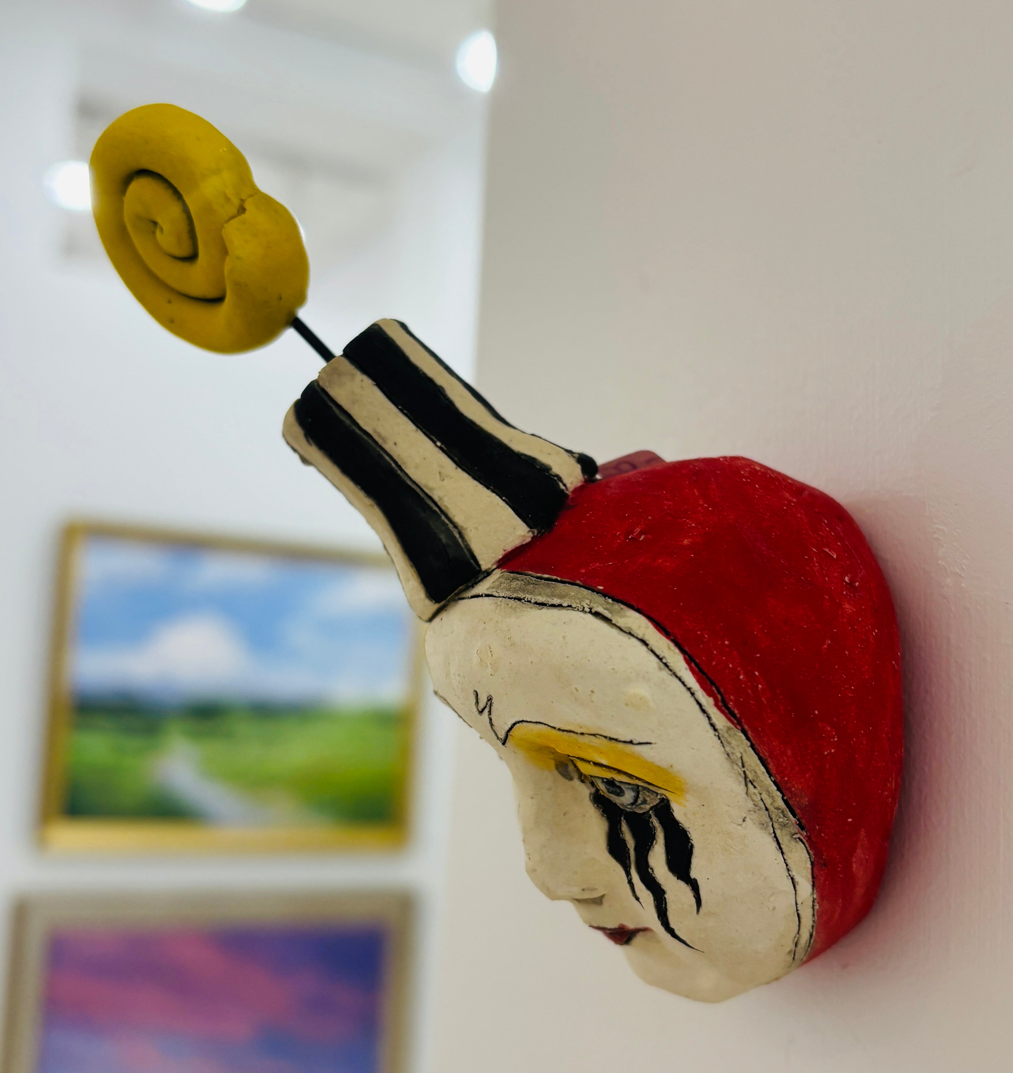Doll with Striped hat