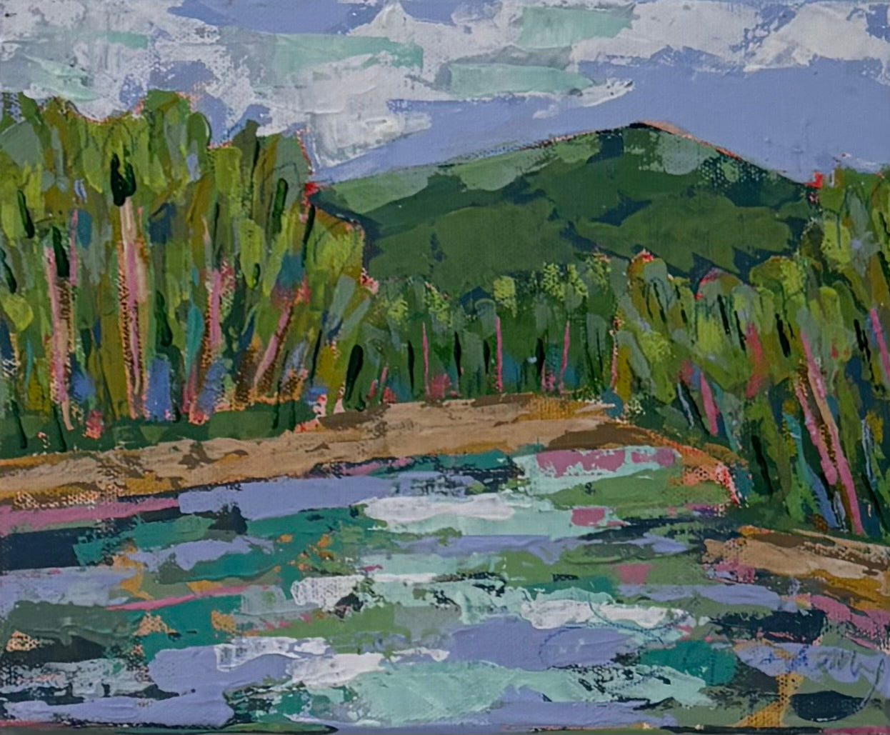 Wading on the River