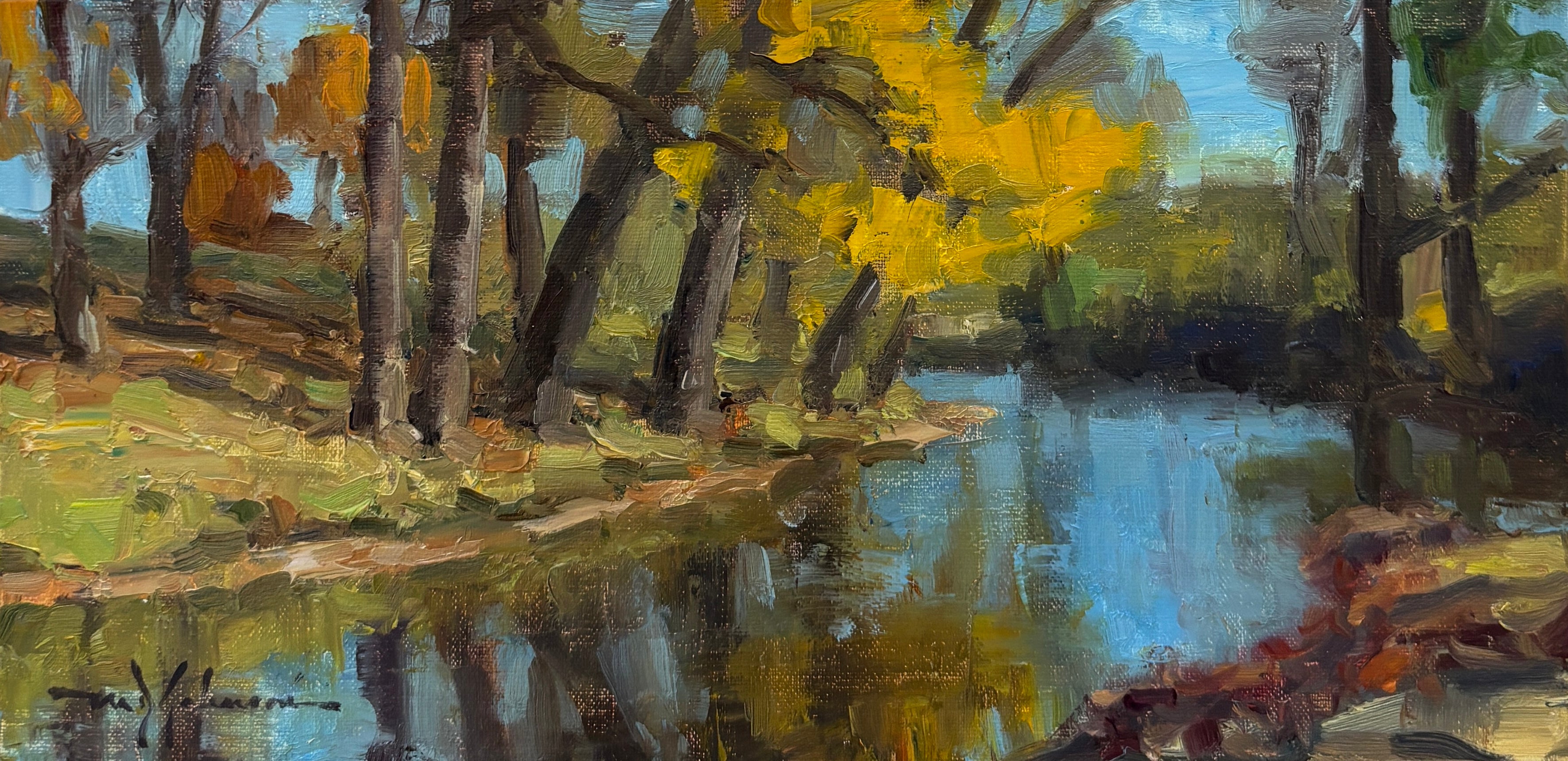 Autumn by the Mill
