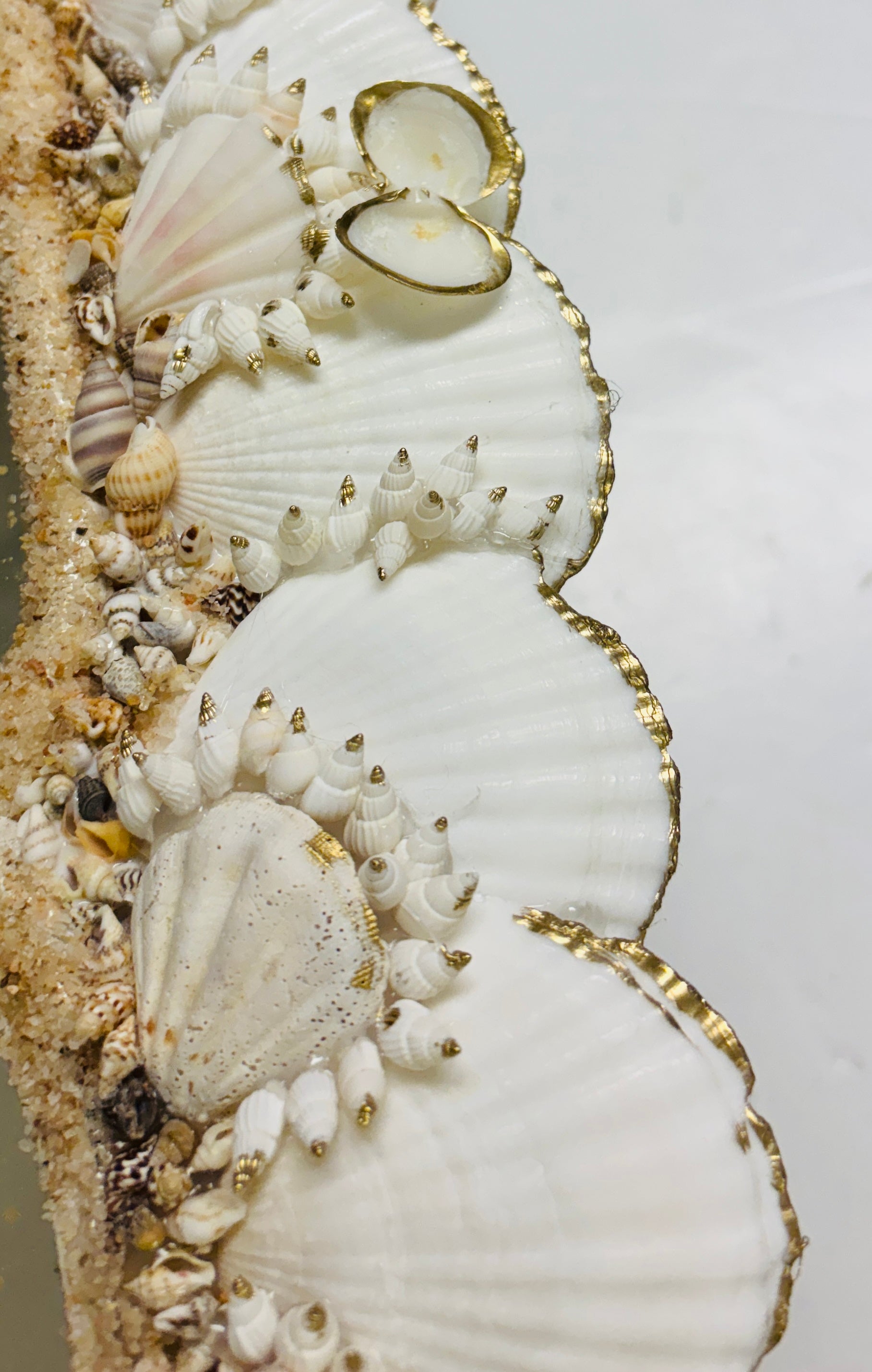 Shell Mosaic Mirror