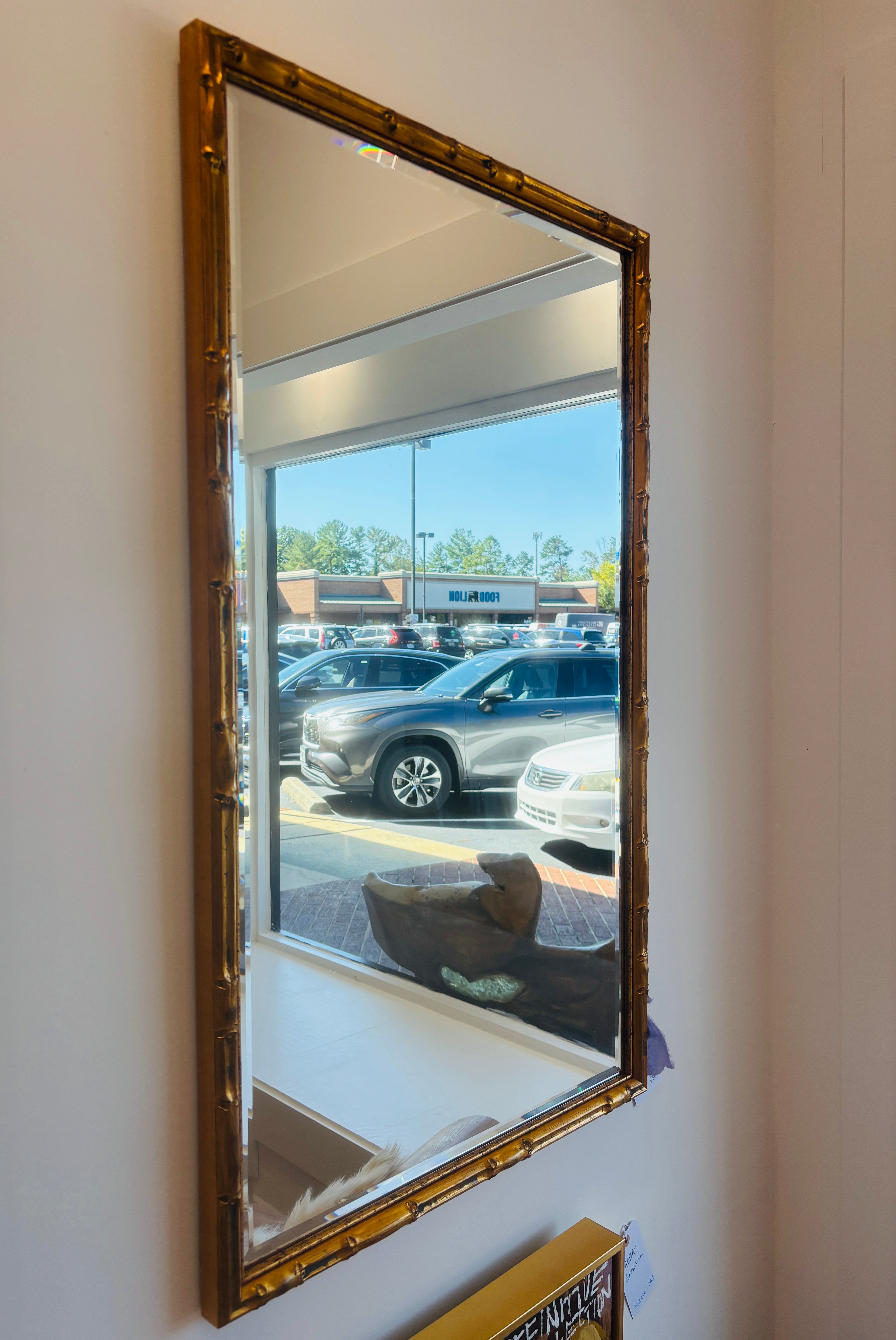 Gold Bamboo Mirror
