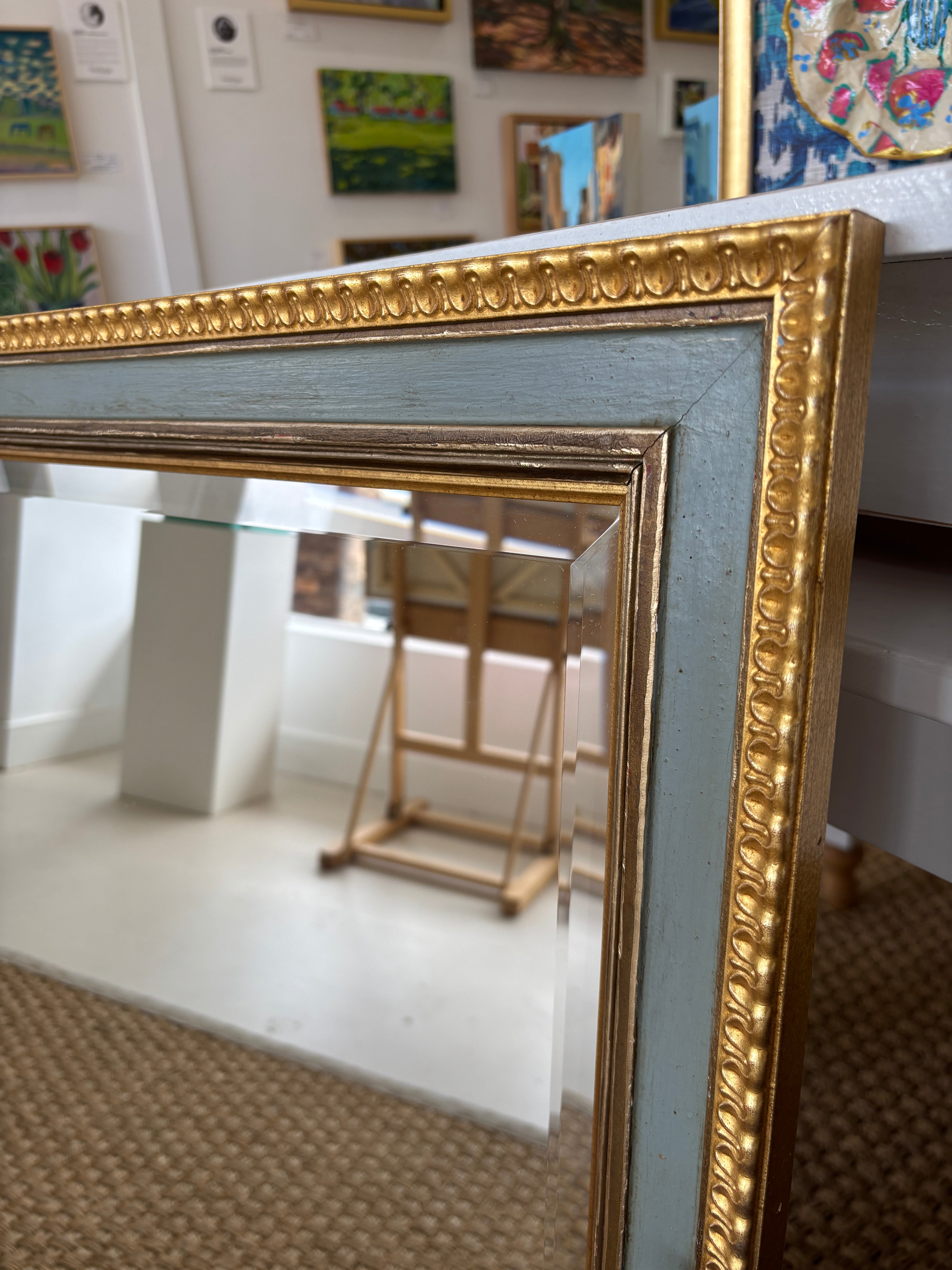 Restored Vintage Framed Mirror