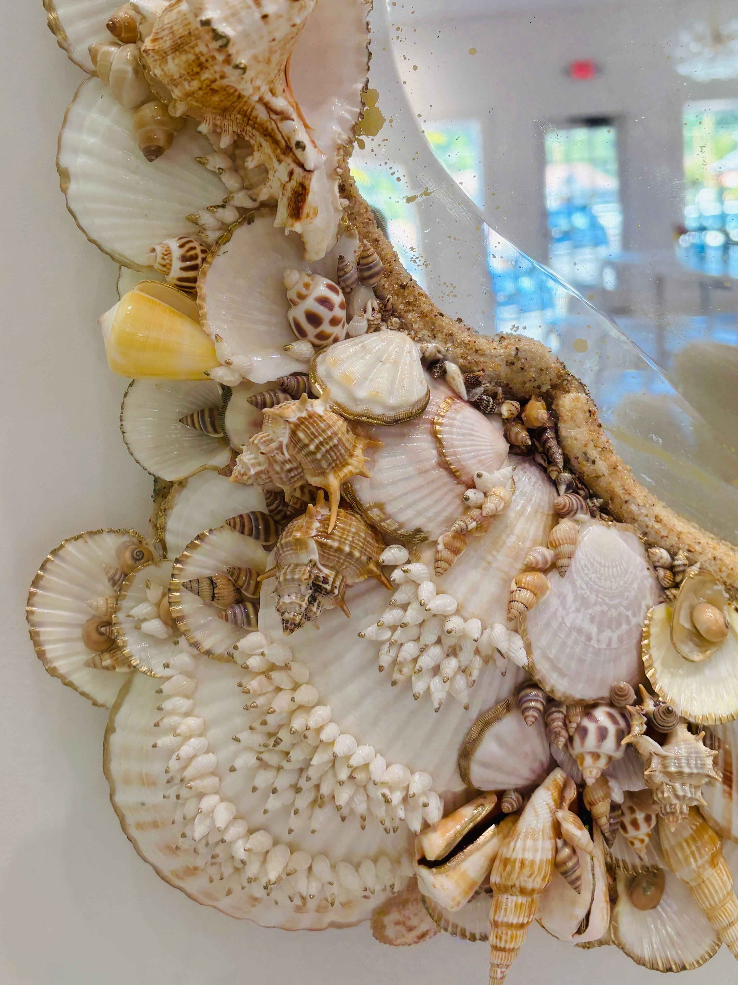 Shell Mosaic Mirror