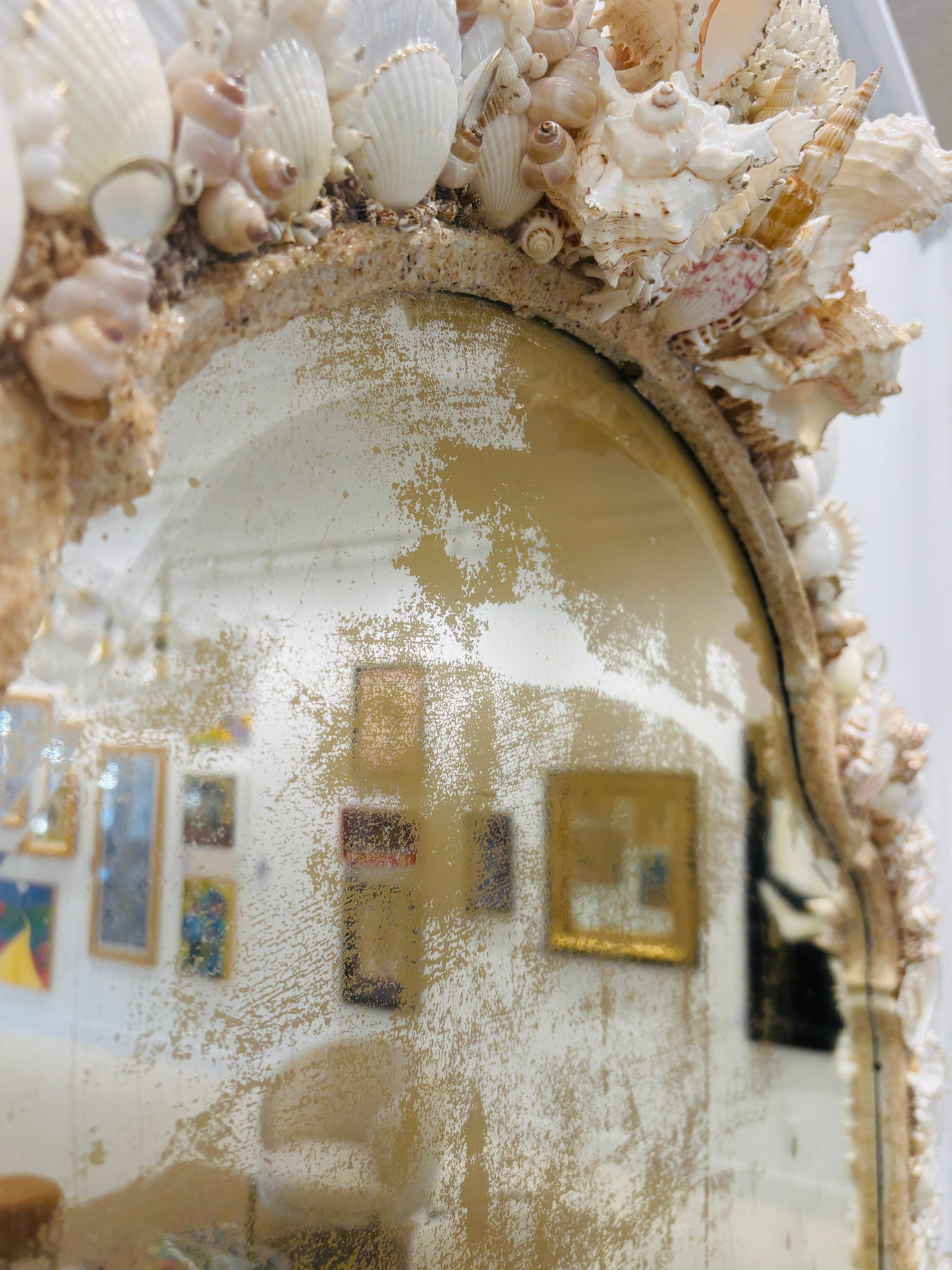 Shell Mosaic Mirror