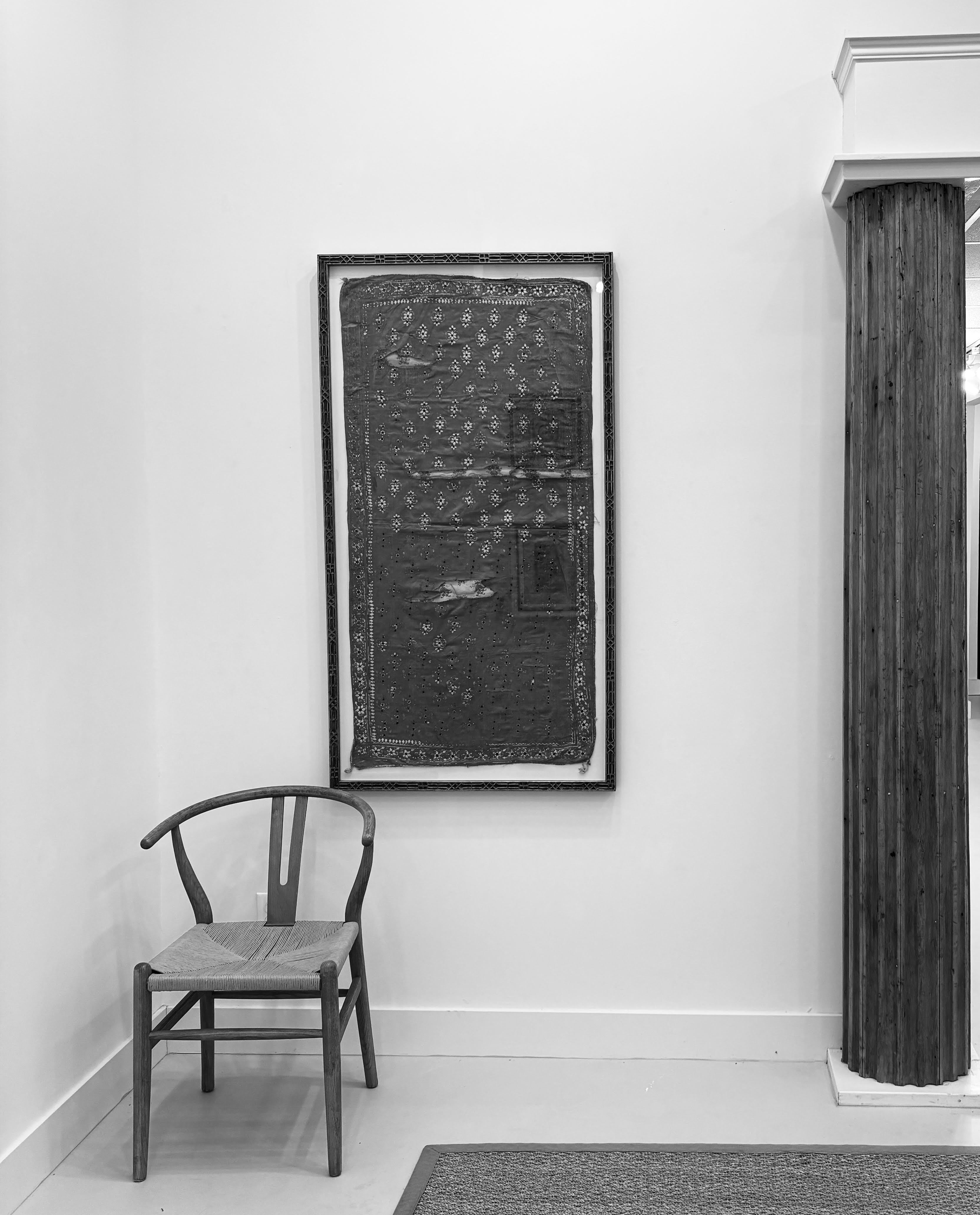 Antique Embroidered Silk & Cotton Kutch India