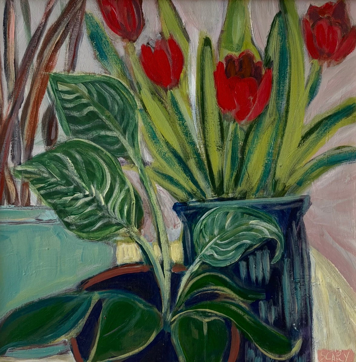 Plantscape with Tulips