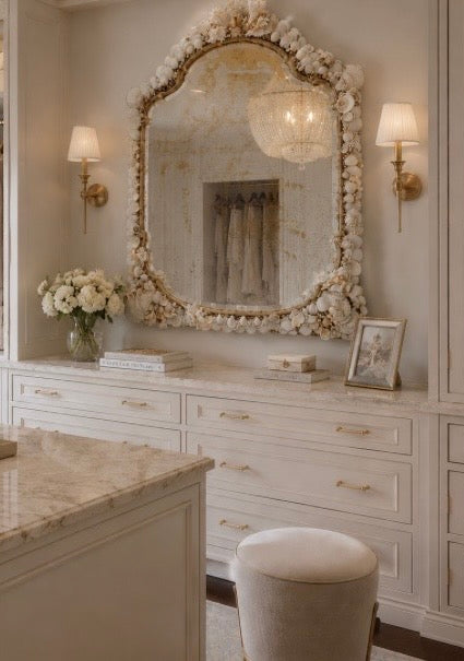 Shell Mosaic Mirror