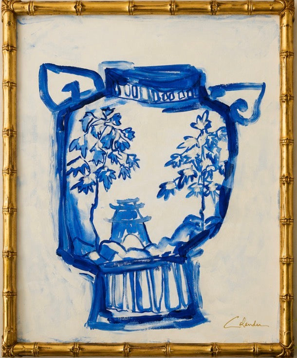 Tall Landscape Jug